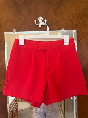 a new day Bright Red High-Waist Tailored Shorts
